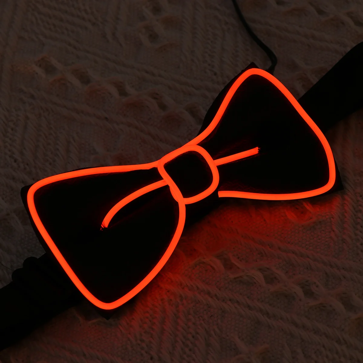 

Makeup Set Flash Costume Flashing Bow Tie Adjustable Led Bowties Luminous Bow Tie Party Glowing LED Tie for Rave Costume Party