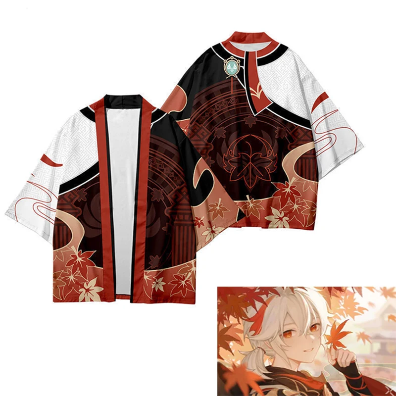 

Genshin Impact 3D Kimono T-Shirt Men Women Cardigan Harajuku Style Casual Hip Hop Boy's Cool Summer Sun Protection Shirt