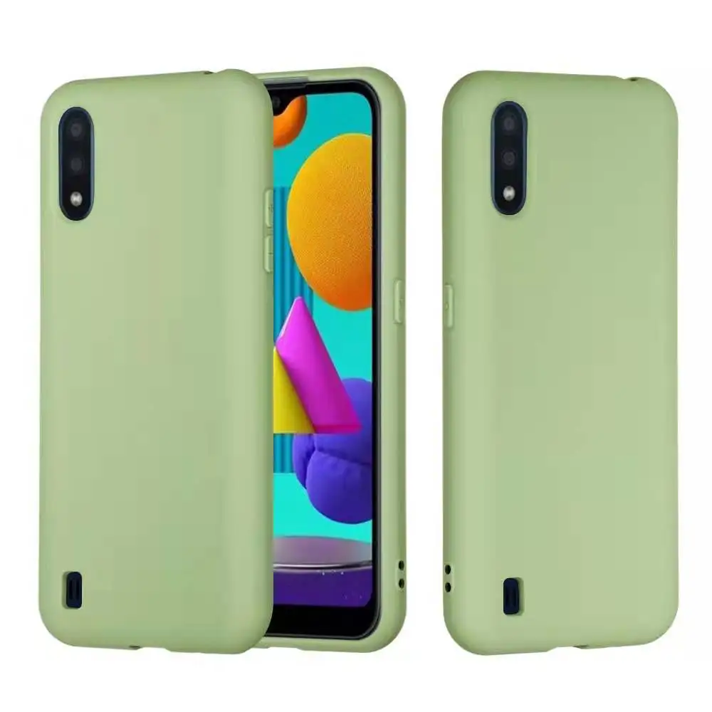 Зеленый матовый чехол Matcha для телефона Samsung galaxy A10 A10E A20 A20E A30 A40 A50 A70 S A01 A02S A11 A21 A31 A41