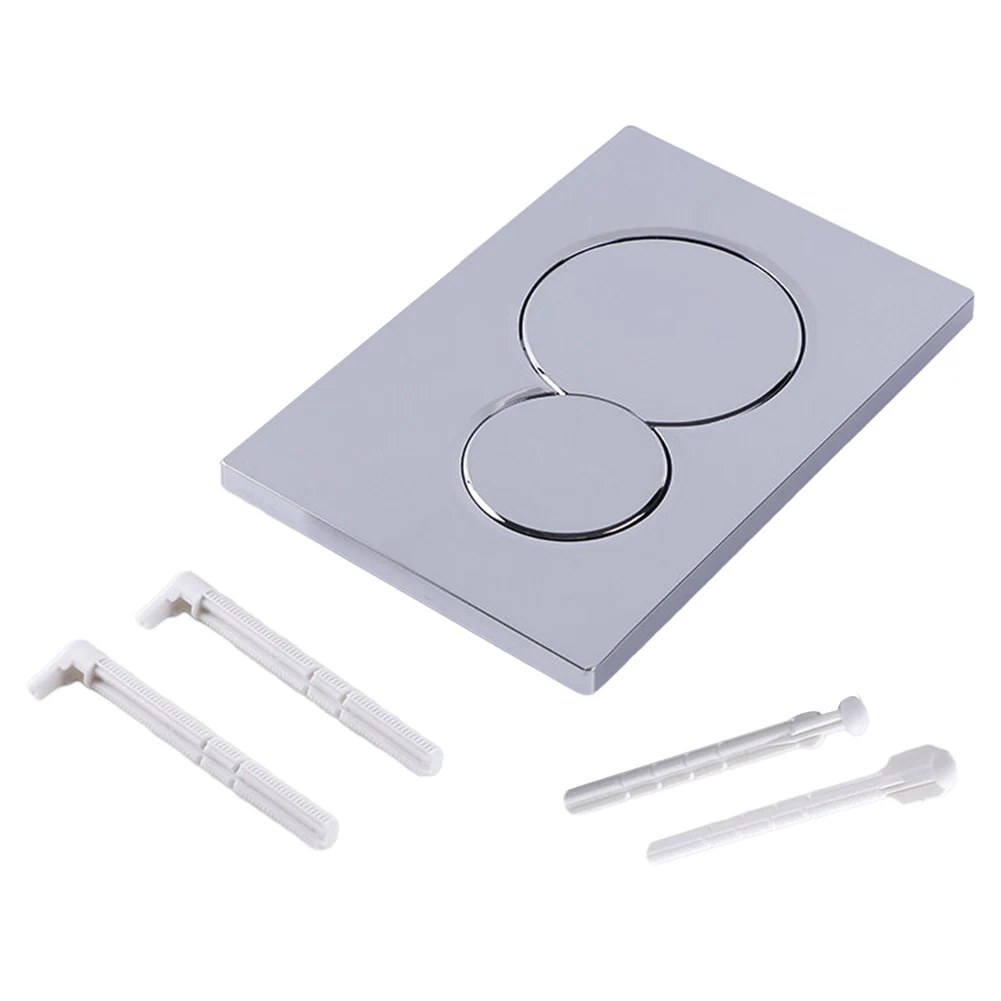

For Geberit Dual-Flush Actuator Plate For Cistern Toilet Flush Button Plate Chrome Bathroom Accessories Plastic