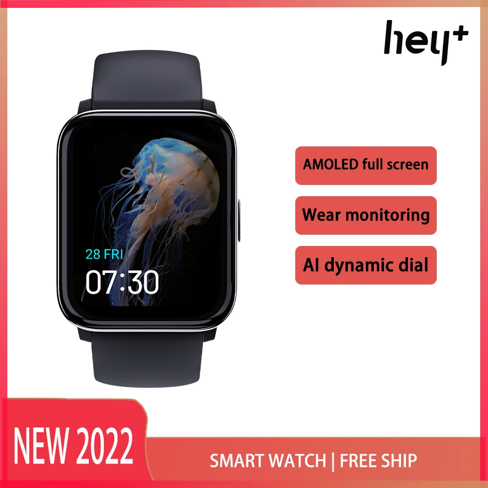 

Смарт-часы HEYPLUS, 2022 дюйма, HD, IP68, С Пульсометром