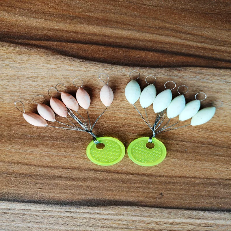 50pack/lot (300pcs) Luminous Fishing Float Mini Oval Seven-star Float Beans 11mm/13mm/15mm  Carp Fishing Tackle Accessory  A423