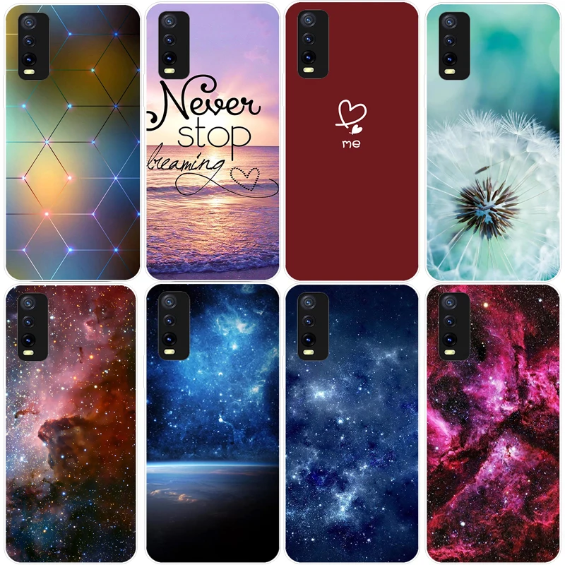 ДЛЯ vivo Y20 чехол Кремниевая задняя обложка чехол для телефона для VIVO Y20 Y 20 VivoY20 2021 2020 мягкая Φ 6.51 чехол