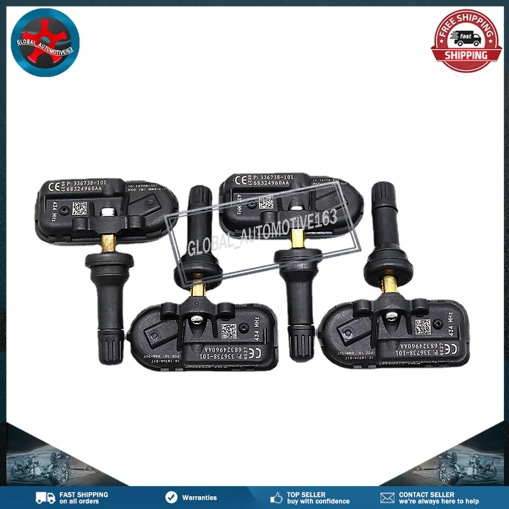 Датчик контроля давления в шинах TPMS 434 МГц 68324960AA для Jeep Cherokee Ram 1500 2500 3500 грузовой