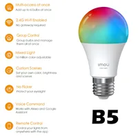 Imou B5 Smart Light Bulb Control Lamp UK Plug E27 Base Dimmable 220-240V 9W Light Led Lamp Bombilla Colorful Changing