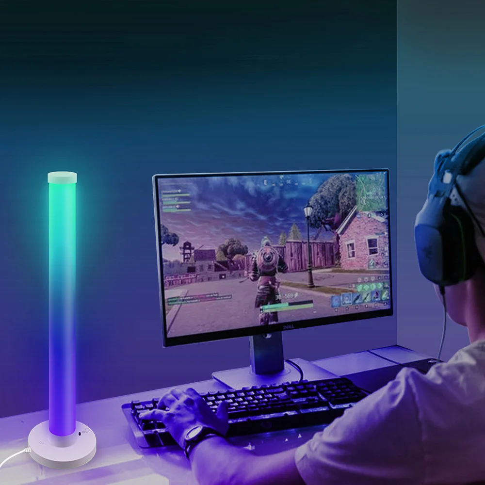 Умная настольная лампа RGB с Bluetooth светодиодная полоса атмосферное настроение