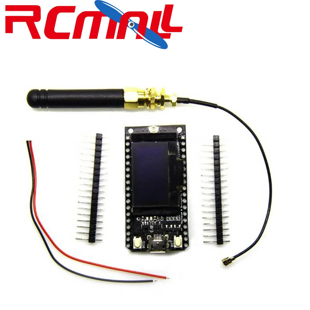 

TTGO LORA32 V2.0 868Mhz ESP32 LoRa OLED 0.96 Inch SD Card Blue Display ESP32 Bluetooth-compatible WIFI Module with Antenna