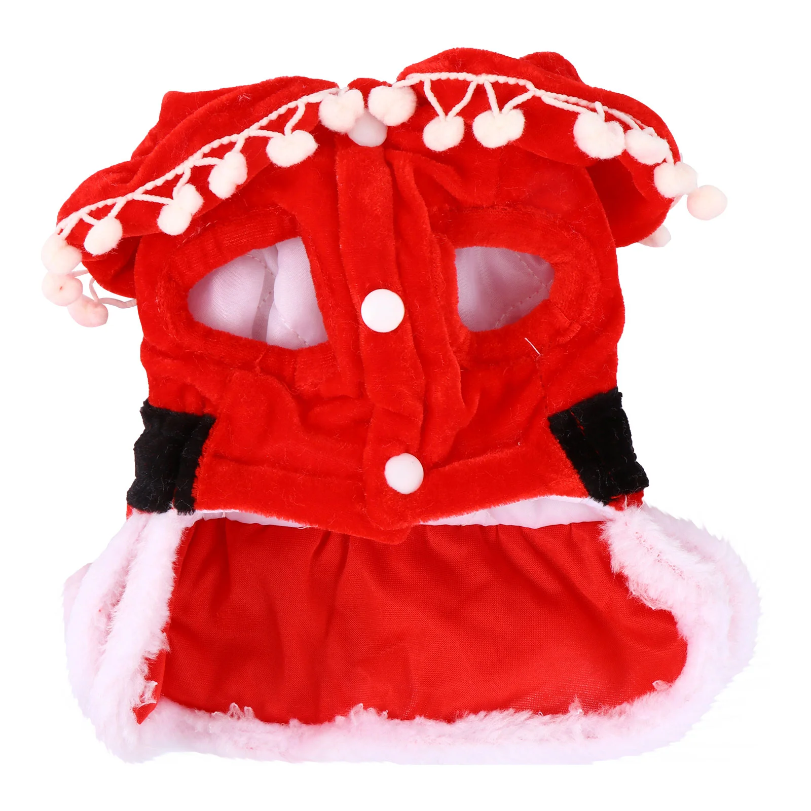 

Pet Christmas Costume Cat Dog Santa Clothes Winter Coat Outfits Claus Holiday Kittengift Dress Puppy Warm Custome