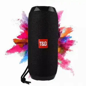 Original Tg117 Portable Bluetooth Speaker Wireless Bass Column Waterproof Usb Speakers Support Aux Tf Subwoofer Loudspeaker