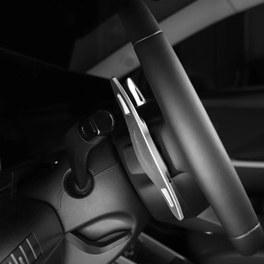 Для Hyundai Sonata DN8 2024 алюминиевый красный серебристый рулевое колесо рычаг