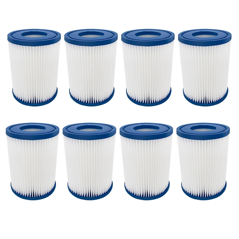 8PCS Replacement Filter Elements Filter Accessories For Children's Pool Bestway Type II