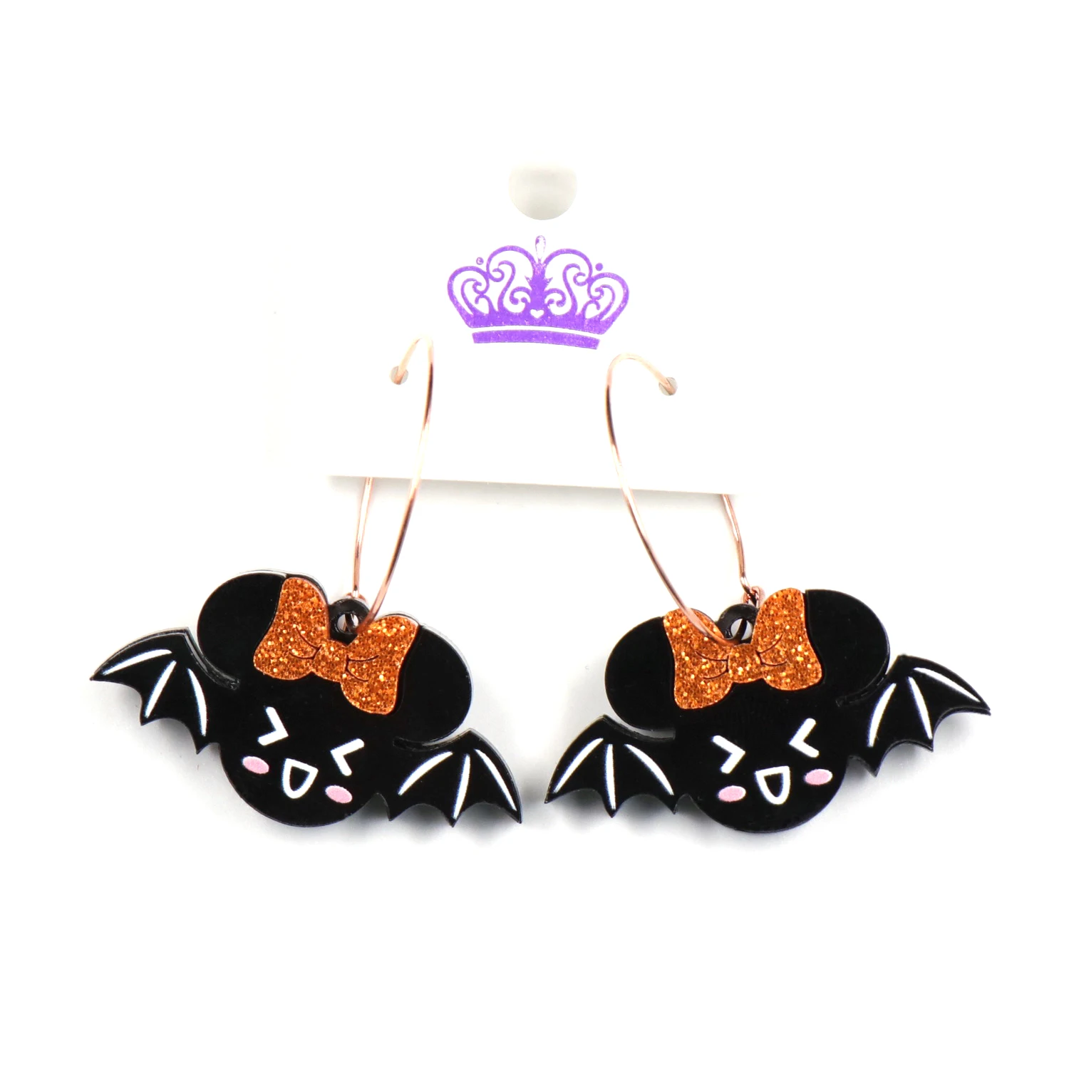 Серьги на Хэллоуин голова мыши висячие серьги праздничные акриловые Фотообои |