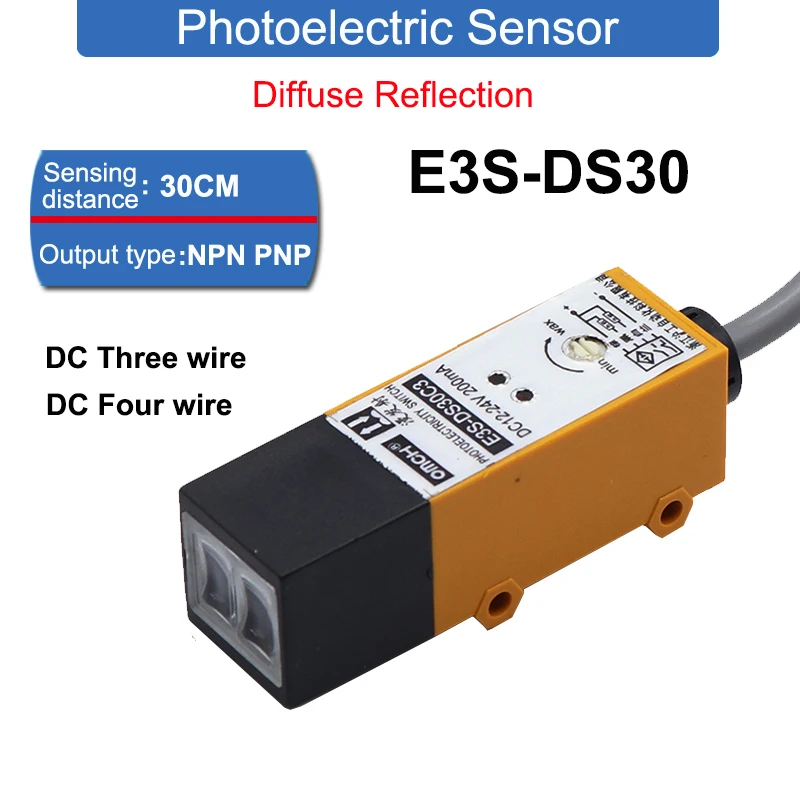 

Рассеянное отражение фотоэлектрический переключатель Φ 30 см расстояние чувствительности постоянный ток три/четыре провода Датчик