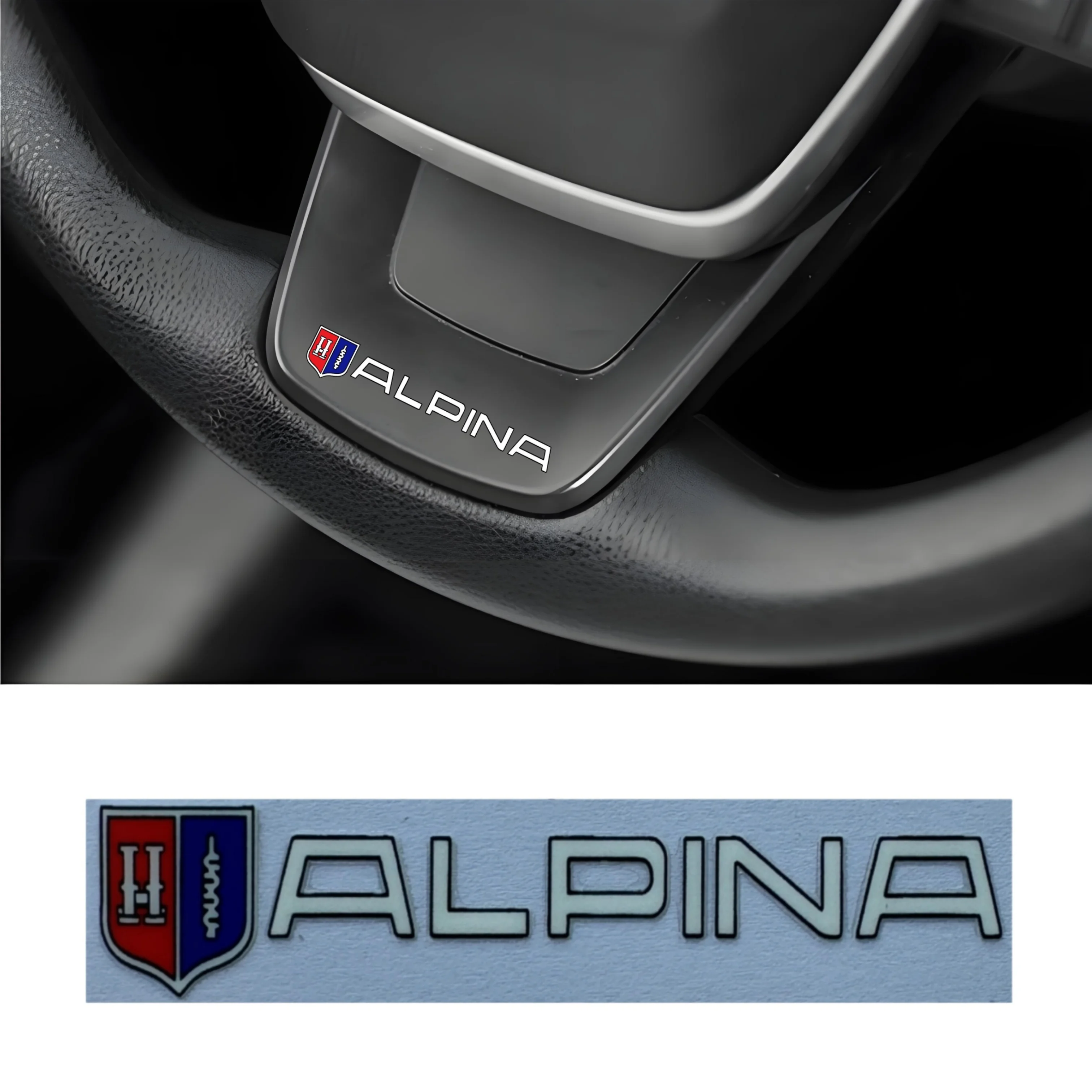 

"АЛЬПИНА автомобильный значок наклейка для BMW прочные внешние автоаксессуары виниловая эмблема"