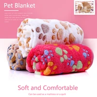 warm thick coral fleece double sided pad pet blanket bed mat for puppy dog cat pet sleeping mat soft dog bed kitten sofa cushion