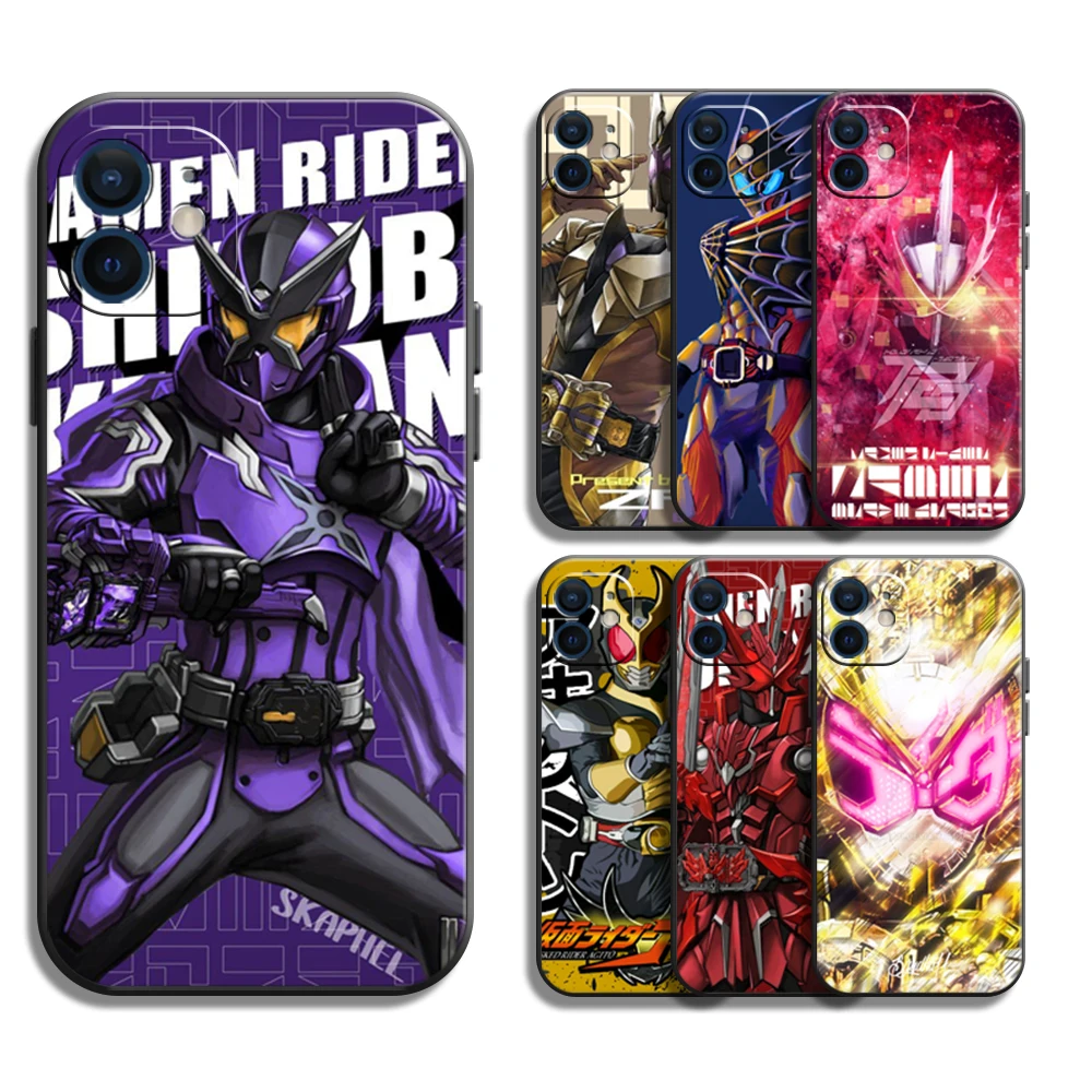 

Kamen Rider Cool Phone Cases For iPhone 11 12Pro 13 MAX 6 6S 7 8 Plus XS 12 13 Mini X XR SE 2020 New Silicone Back Cover Fanda