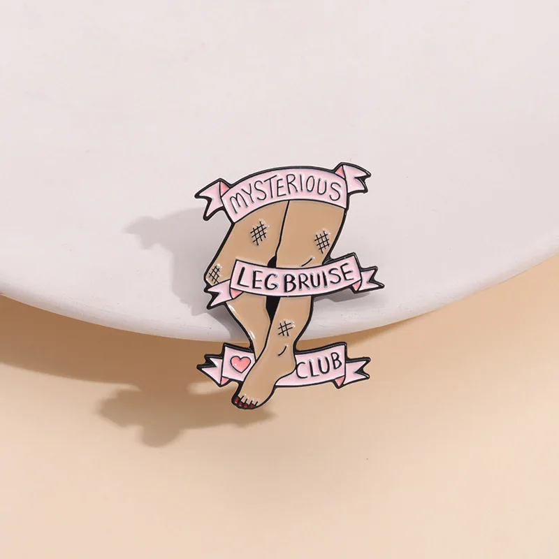 Моя стерильная нога Buise Club эмалированная булавка мультяшная забавная женская