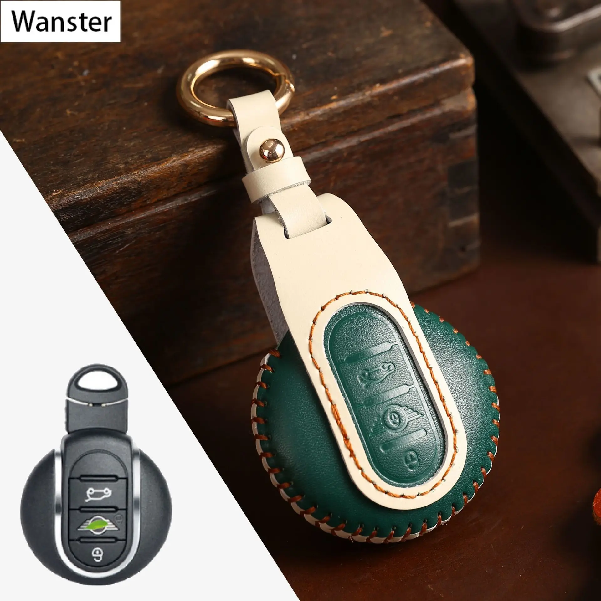 

Роскошный чехол для автомобильного ключа чехол для ключа для BMW Mini F54 Cooper S D Clubman F55 Hardtop F56 F57 покрываемый F60 Countryman