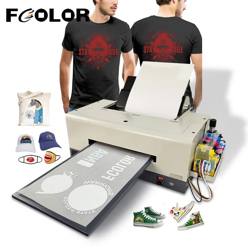 

FCOLOR L1800 DTF Printing Machine A3 DTF Printer Direct to Film Transfer Printer A3 L1800 Impressora DTF For all Textile Printer