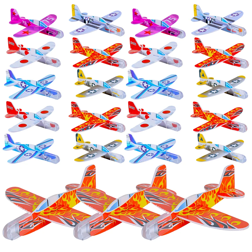 

30 Pcs Toddler Toys Small Plane Airplane Boy Hand Throwing Planes Aircraft Foam Boys Airplanes Kids Glider Child
