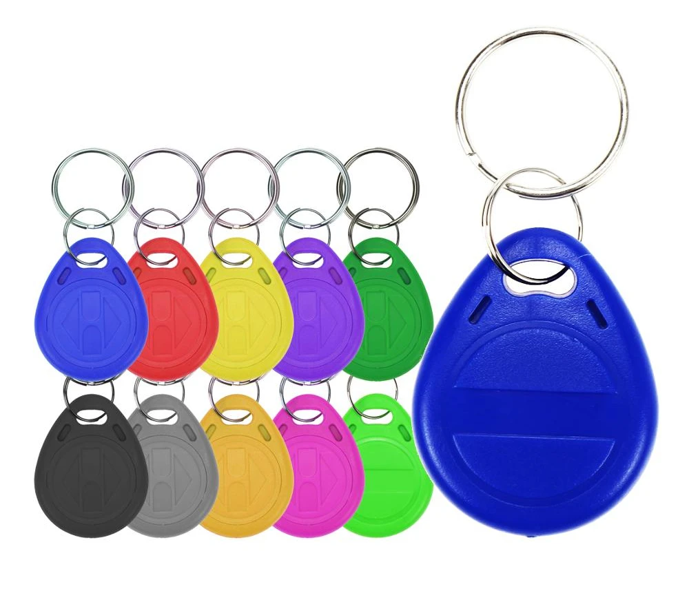10Pcs IC Key chain card M1 chip key chain card CPU card Property access control card