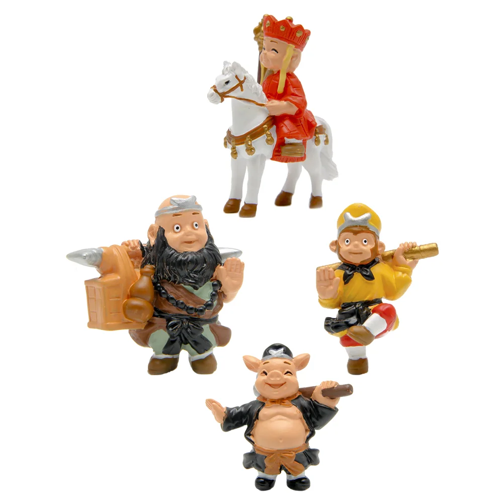

Journey The West Figure Resin Crafts Adornment To Decor Chic Home Pilgrimage Sculpture Character Novel Artware Home Accents