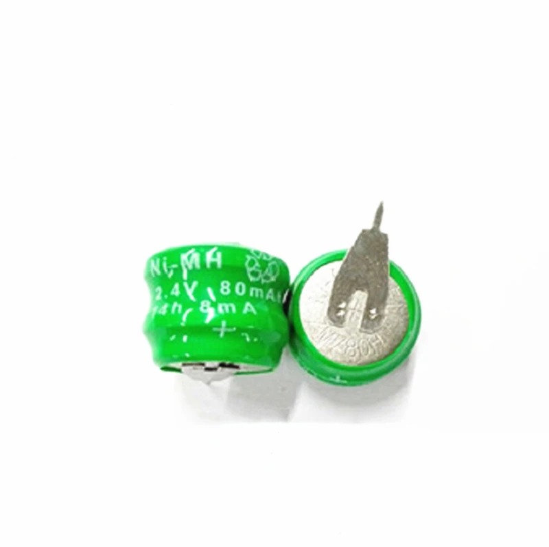 10 шт./партия, перезаряжаемые никель-металлогидридные батарейки MasterFire 2,4 в 80 мА/ч 2.4V8 0 мА/ч