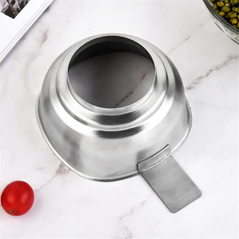 

Stainless Steel Funnel 80g High Hardness Comfort Handle Multipurpose Higher Hardness Funnel Wide Mouth Funnel Wine Leak