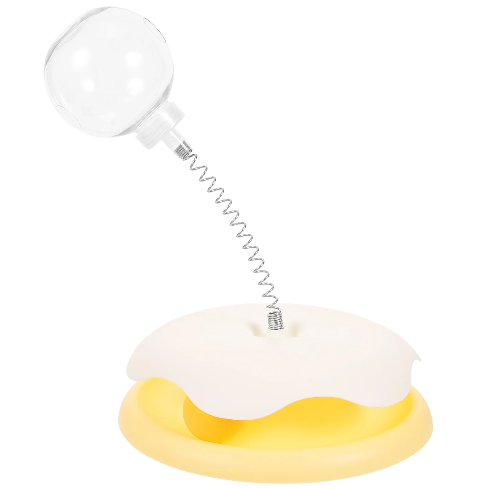 

Food Toys Track Spring Cats Treat Dispensing Balance Car Teaser Plastic Amusing Tumbler