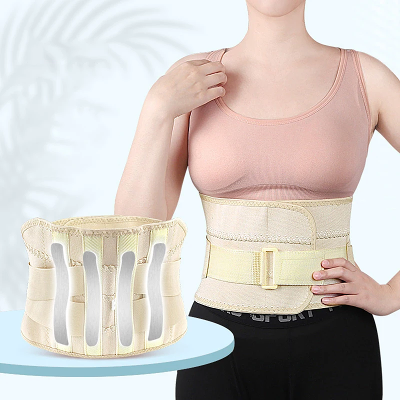 

Lumbar Waist Back Support Belt Disc Herniation Orthopedic Medical Strain Pain Relief Corset Back Spine Decompression Brace