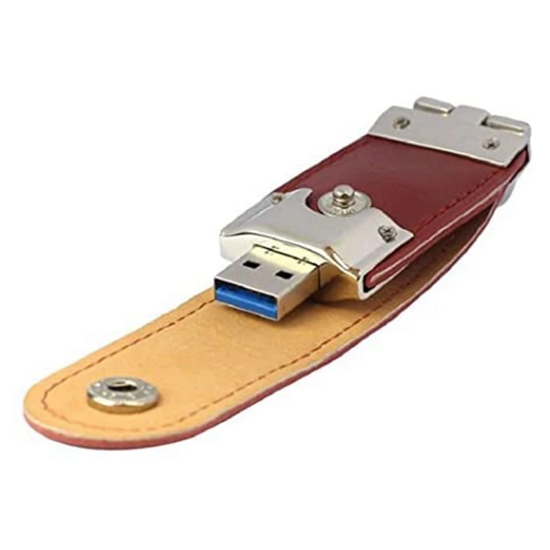 

Портативный кожаный USB-накопитель, 16 ГБ