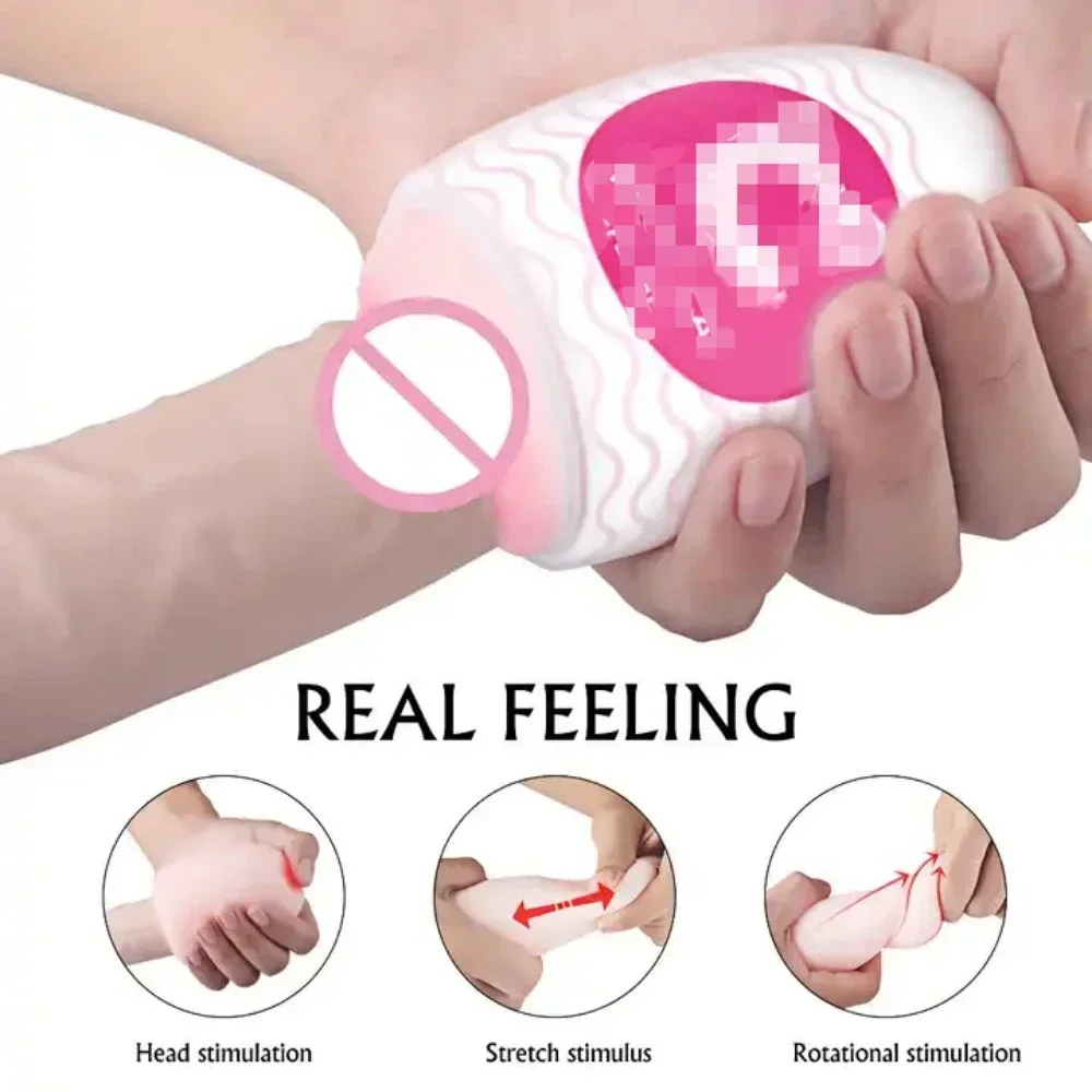 Реалистичная вагина мастурбатор чашка ультра эластичные мастурбаторы яйцо