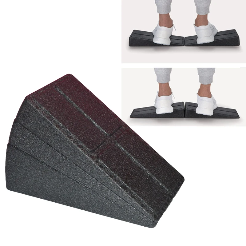 Yoga Wedge Stretch Slant Boards Adjustable Tilt Slanting Board Yoga Block Improve Lower Leg Strength for Exercise Gym Fitness