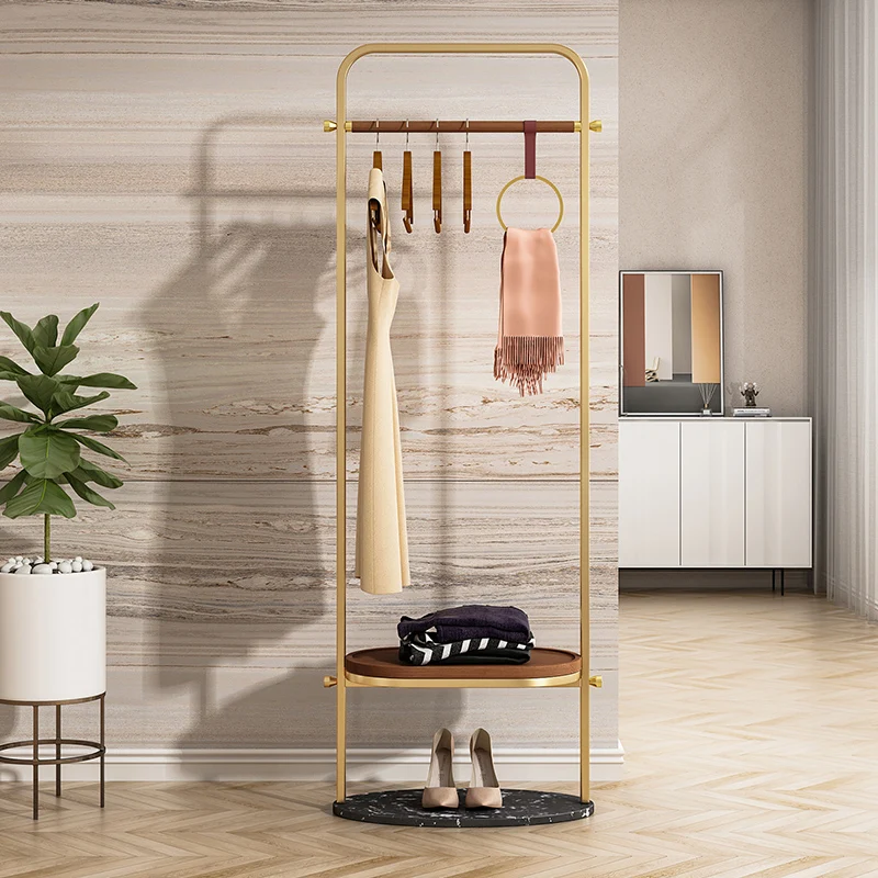 

Girls Boutique Clothes Rack Heavy Duty Minimalist Aesthetic Storage Clothes Rack Wrought Iron Guarda Roupa Household Necessities