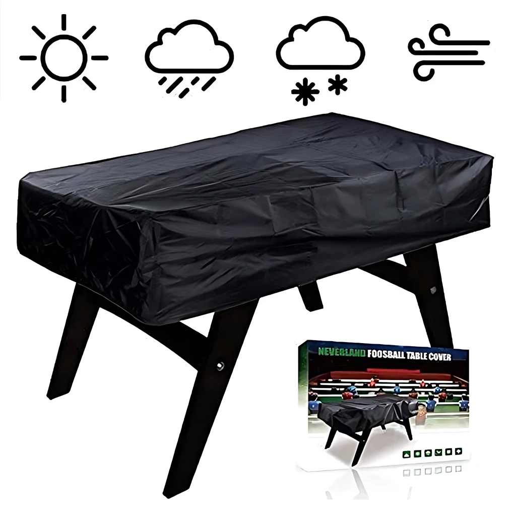 

Black Easy To Clean Table Cover For Foosball Tables Maintain Hygiene And Extend Lifespan Waterproof