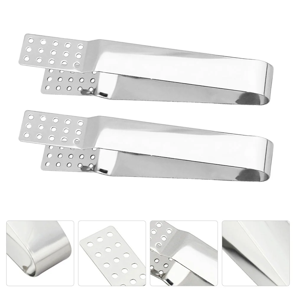 

1 pc Tea Bag Tong Heat Resistant Stainless Steel Small Teabag Squeezer Clamp Clip for Tea House Home