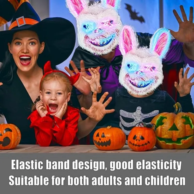 Разноцветный костюм на Хэллоуин с двойными скрещенными глазами и улыбающимся