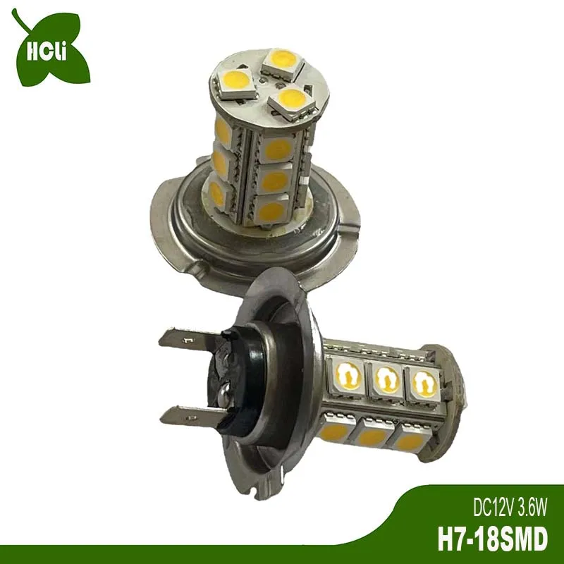 Высокое качество 12 В 24 4 Вт H1 H3 H4 H7 автомобильные лампы светодиодные передние