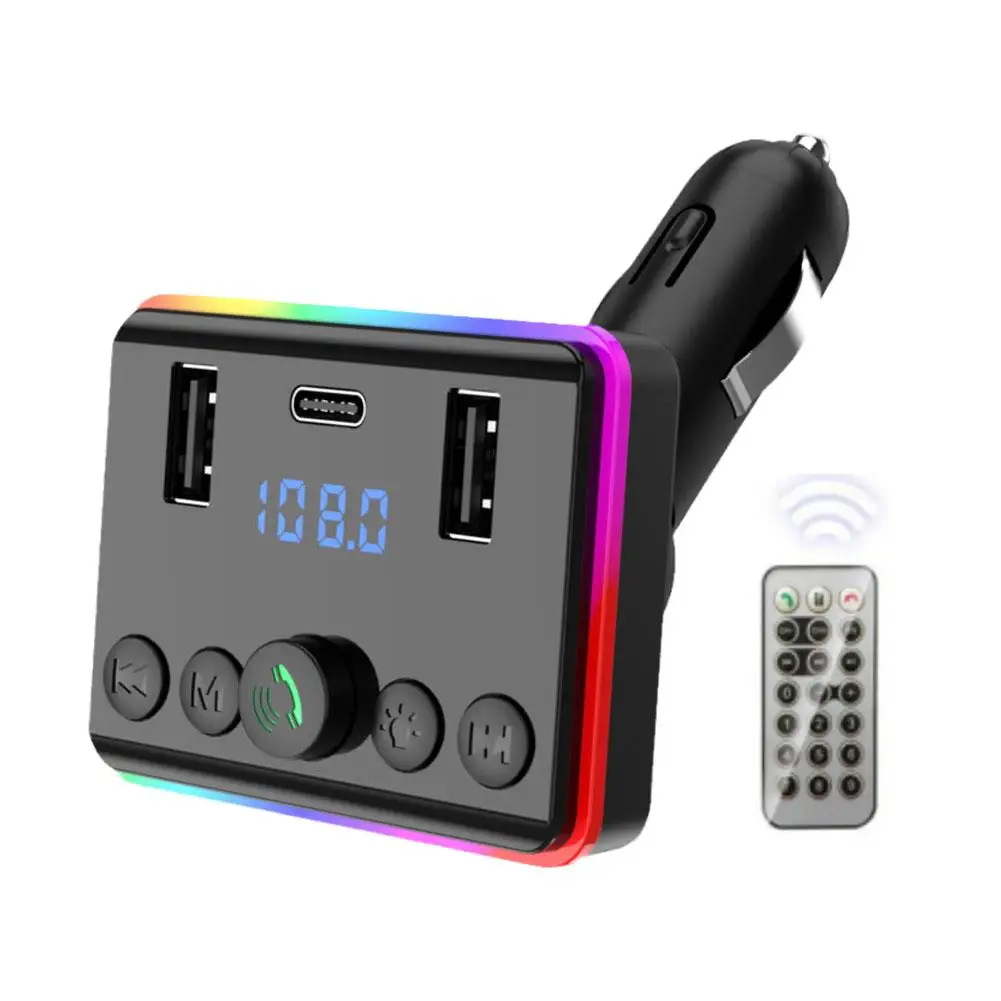 Автомобильный Fm-передатчик 3.1a Bluetooth 5 0 снижение Cvc Громкая связь плеер Mp3 стерео