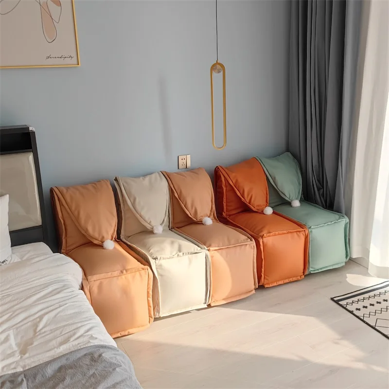 

Small Apartment Lazy Combination Sofa Bean Bag Tatami Bedroom Cute Female Chair Balcony Leisure Chair