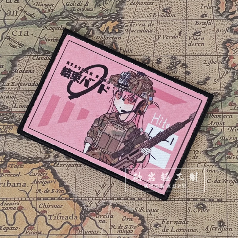 BOCCHI THE ROCK! Наклейки на одежду с крючком и петлей