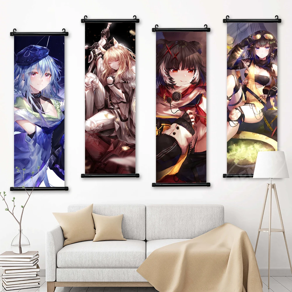 

Canvas Arknights Home Decor Game Wall Angelina Artwork Nearl Painting Surtr Hanging Scrolls Eunectes Print Tomimi Picture Poster