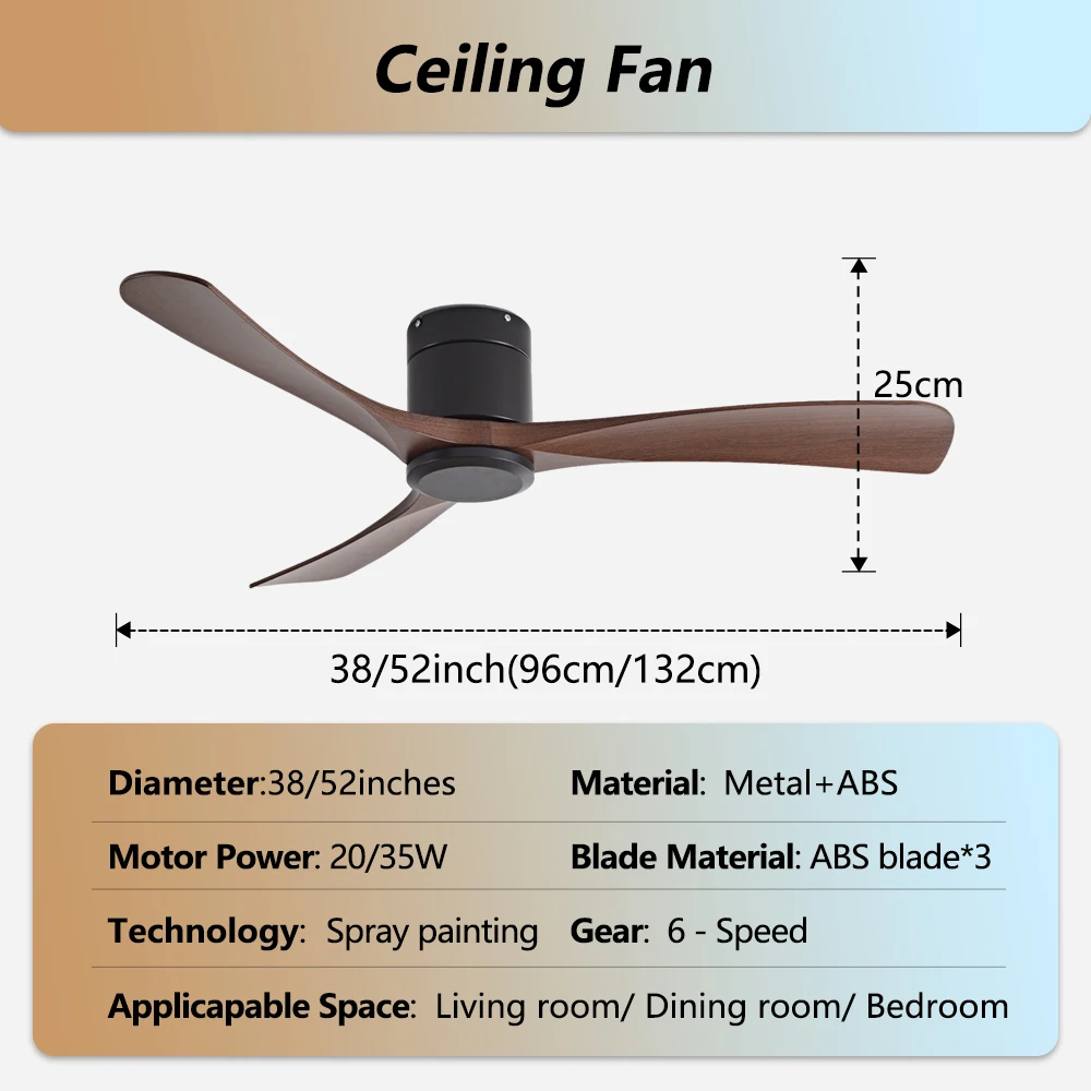 

INTELLIGENT FAN Потолочный вентилятор 38/52 дюйма