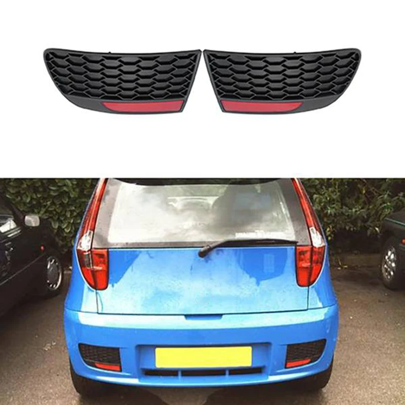 

Replacemet Bumper Tail Reflector Rear Fog Light Lamp Cover Trim Insert Garnish For Fiat Mk2b Punto 735362675 735362640