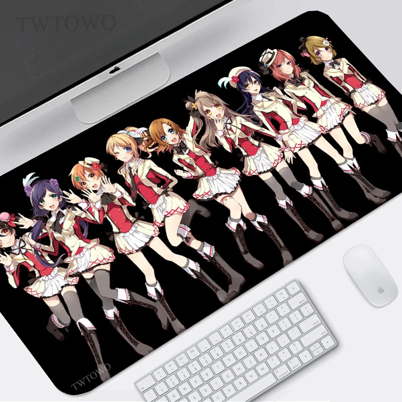 

Love Live Mouse Pad Gamer XL New Home Computer Mousepad XXL keyboard pad Anti Slip Office Carpet Soft Laptop Table Mat