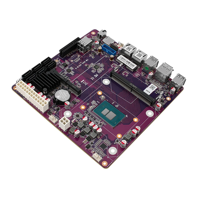 Материнская плата с 6 отсеками i3-N305 N100 NAS 1 * PCIEx4 2 i226-V 2.5G M.2 NVMe SATA3.0 DDR5