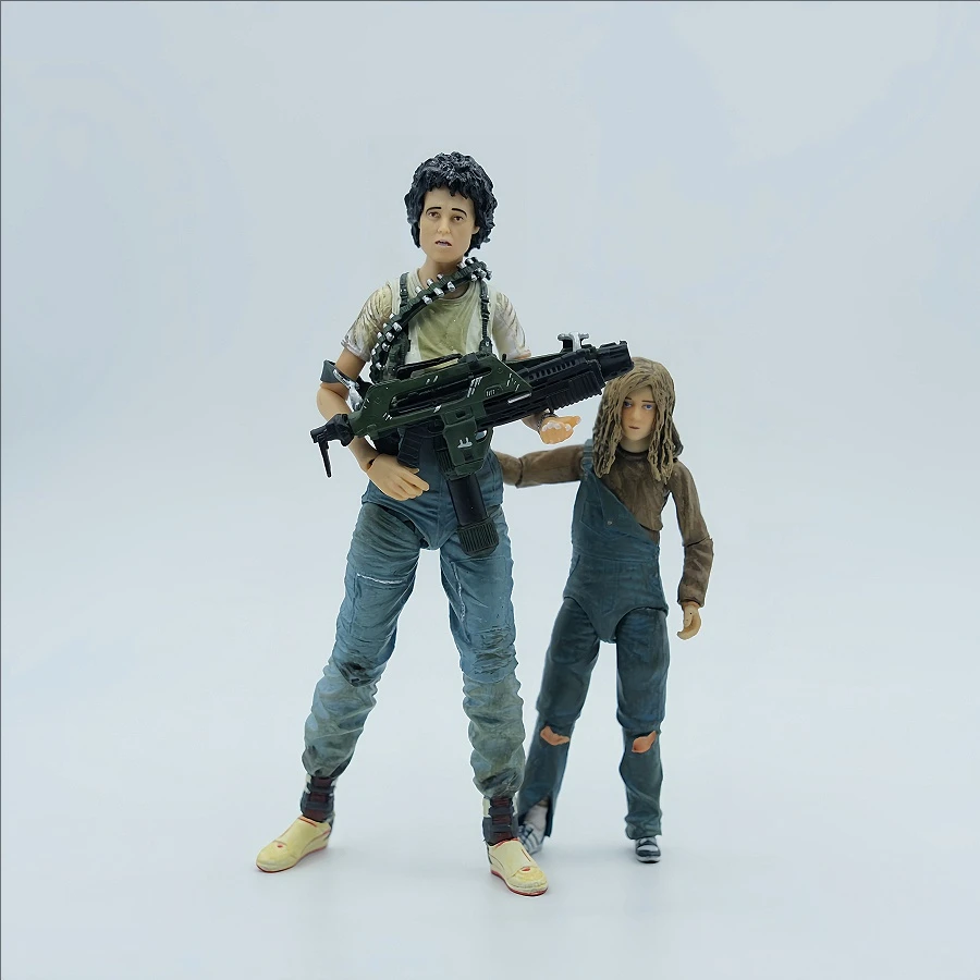 Фото NECA 30-летие Aliens Ripley Rescuing Newt ПВХ Фигурка Модель Игрушка Коллекционная Фигурка №5
