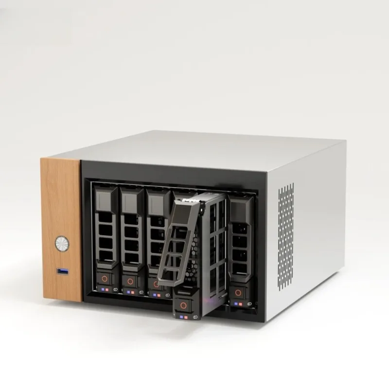 Фото Шестидисковый корпус для расширения NAS N5105 N6005 N100 N305, хост для хранения данных NAS №1