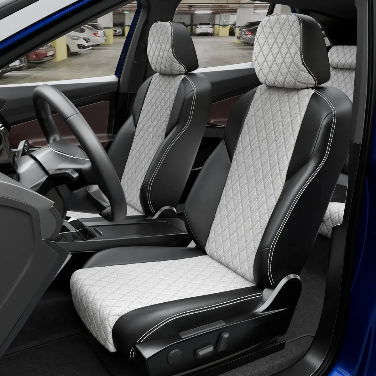 Чехлы на Mitsubishi Outlander 3 2012-2024 ClickAuto