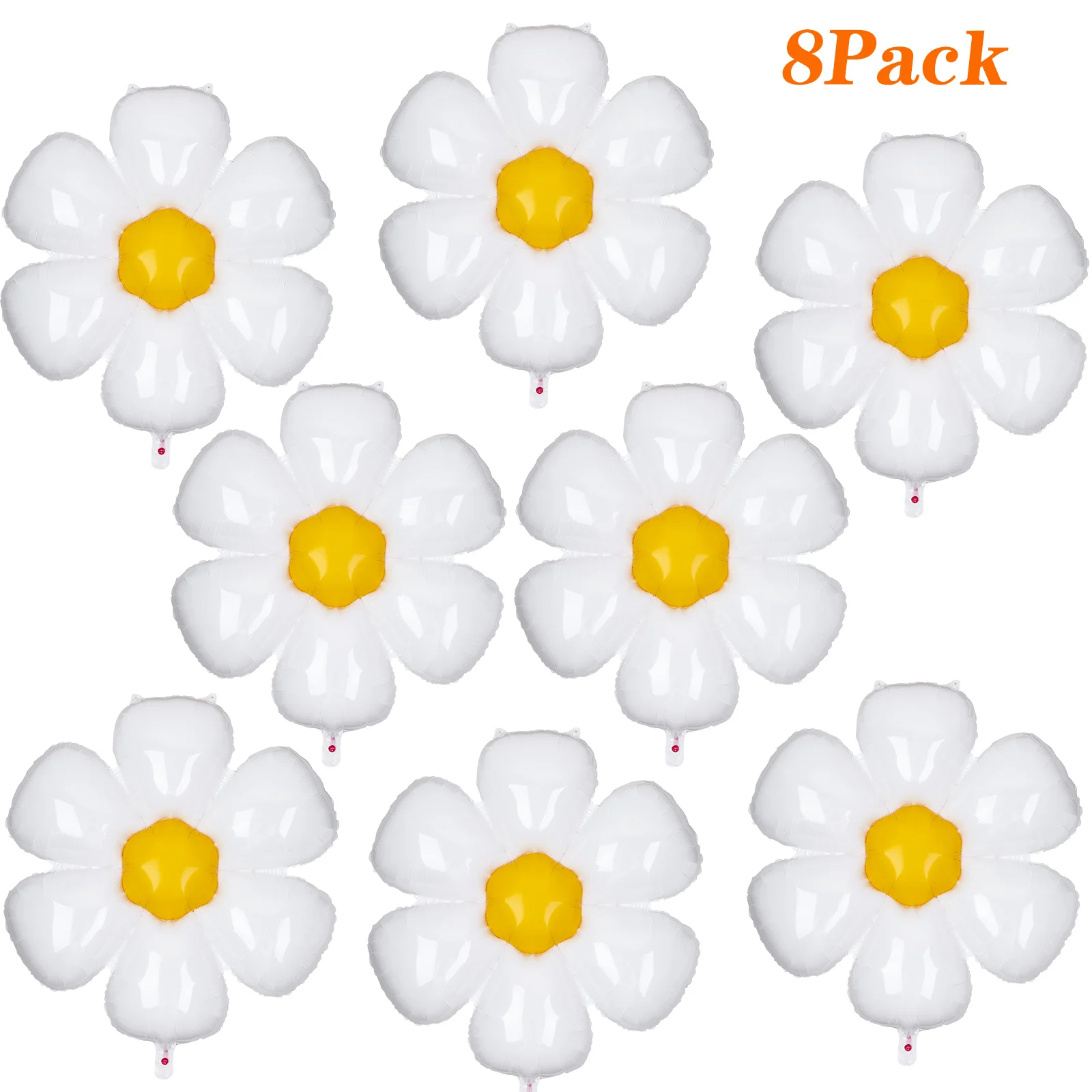

8 шт., воздушные шары из фольги «маргаритки»